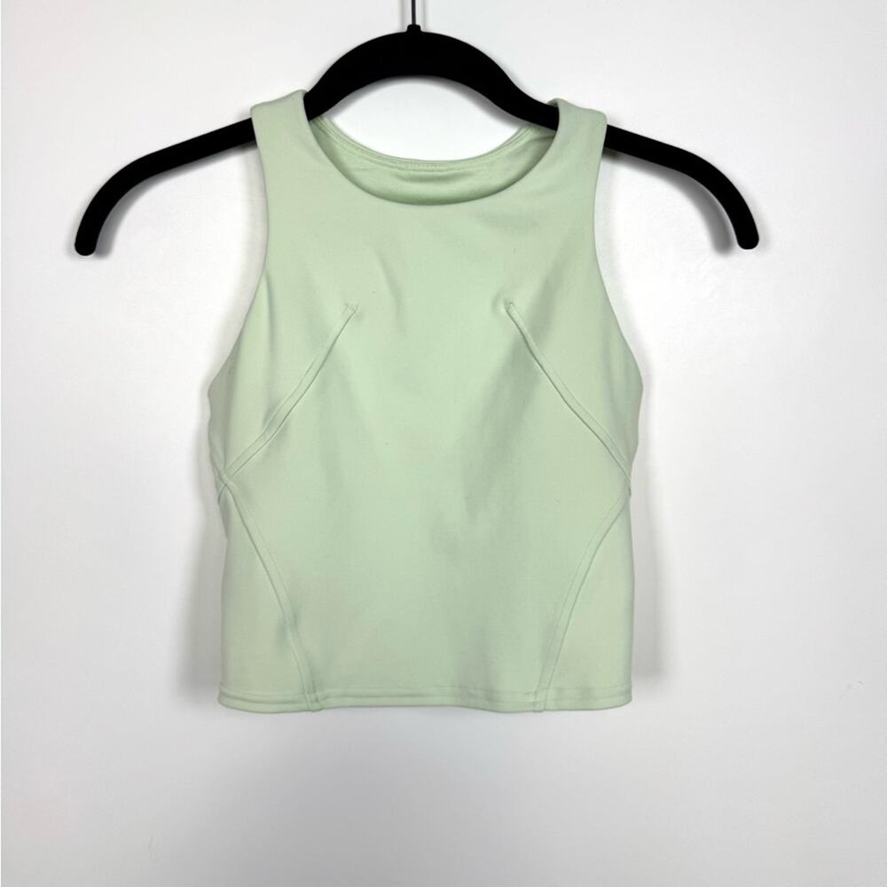 Lululemon Athletica Wunder Train Yoga Racerback Tank Size 0 Kohlrabi Green